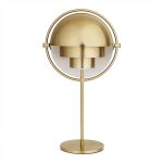 Elegante goldene Tischlampe mit modernem wissenschaftlichem Design, ideal für Dekorationen im wissenschaftlichen Stil oder als stilvolles Accessoire in modernen Räumen.