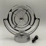 Moderne metallene Himmelskörperskulptur, inspiriert von astronomischen Modellen, ideal für Wissenschafts- und Dekorationsliebhaber.