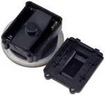 Batteriehalter mit Schalter, geeignet für 9V Batterien, ideal für wissenschaftliche Experimente und DIY-Projekte.
