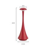 Wissenschaftliches Himmelskörper-Modell in Rot, ideal für Dekoration und Bildung, mit einer Höhe von 26 cm und einem Durchmesser von 6 cm.