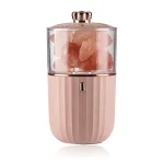 Elektrischer Schneeflocken-Diffusor in roségoldenem Design, ideal für Dekoration und Aromatherapie.