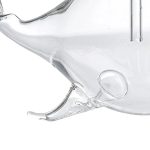 Kunstvolles Glasvogel-Design, transparent und elegant, ideal für wissenschaftliche Dekorationen und moderne Inneneinrichtung.