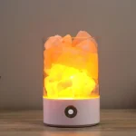 Dekorative Kristall-Lampe mit LED-Beleuchtung und Farbwechselfunktion, ideal für wissenschaftliche Dekorationen und moderne Raumgestaltung.