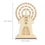 Hochwertiger Kalender mit Uhr, Wochentag, Monat und Datum in elegantem Design.