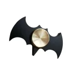 Innovativer Batman-Kotflügel-Spinner aus schwarzem Material mit metallicem Drehknopf, ideal für Science-Gadgets und Dekorationen. Perfekt für Sammler und Science-Enthusiasten.
