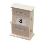 Vintage-Tageskalender mit Datum und Wochentag, ideal für wissenschaftliche Dekorationen und Sammlerstücke.