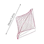 Hochwertiges wissenschaftliches Modell mit 3D-Gitterstruktur, ideal für Bildung und Dekoration.