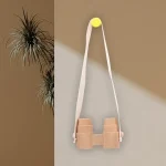 Kinderspielzeug aus Holz und Stoff, tragbare Binokulare, Lernspielzeug für Kinder, pädagogisches Spielzeug, Geschenkidee.