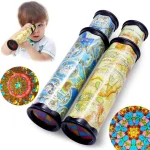 Kinder entdeckt den Himmel mit einem Teleskop, ideal für junge Astronomie-Enthusiasten, inklusive detaillierter Sternkarten und Lernmaterialien.