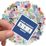 Kleine wissenschaftliche Dekoration mit "Make America Again" Design, ideal für Sammler und Wissenschaftsbegeisterte, perfekt als Geschenk oder Dekorationsstück.