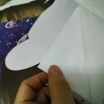 Papiermodell eines Sterns zum Basteln oder Dekorieren.