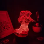 Leuchtende 3D-Astronautenfigur in Neonrot, ideal für wissenschaftliche Dekorationen und Raumfahrt-Themen. Perfekt für Sammler und Science-Fans, die futuristische Akzente setzen möchten.