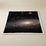 Wandbild mit einem realistischen Sternenhimmel, das die Weite des Universums zeigt, ideal für Wissenschafts- und Dekorationszwecke.