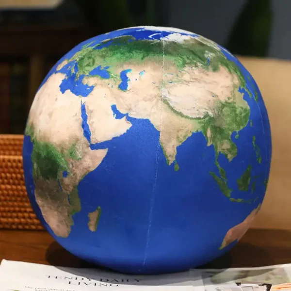 Realistischer Globus mit detaillierter Weltkarte, ideal als wissenschaftliches Dekor oder Lernhilfe für Zuhause und Büro.