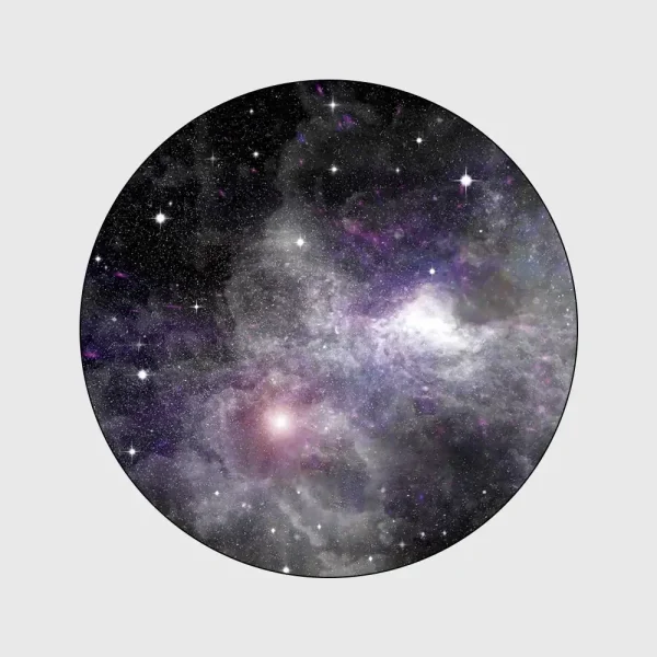 Nahaufnahme eines faszinierenden Sternenhimmels mit Galaxien und Sternen, ideal für wissenschaftliche Dekorationen und Raumfahrt-Themen.
