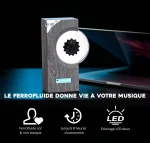 Modernes wissenschaftliches Gerät mit LED-Beleuchtung, langlebigem Design und nachhaltigem Betrieb, ideal für Musikliebhaber und Wissenschafts-Enthusiasten.