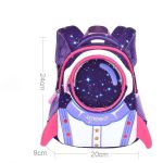 Rucksack mit Astronauten-Design, ideal für Kinder, mit galaktischem Muster und praktischen Maßen von 24x20x9 cm. Perfekt für Schule oder Freizeit.