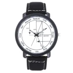 Uhr mit mathematischen Formeln und trigonometrischen Funktionen, ideal für Wissenschafts- und Mathe-Enthusiasten.