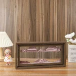 Dekorative Holz-Science-Display-Box mit Glasfenster, ideal für wissenschaftliche Sammlungen und Dekorationen. Perfekt für ein stilvolles wissenschaftliches Ambiente.
