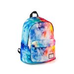 Rucksack mit Weltraum-Design, bunter Galaxy-Print, ideal für Schule und Freizeit, langlebig und bequem.