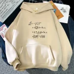 Bequemer Hoodie mit wissenschaftlicher Formel bedruckt, ideal für Science-Fans und Dekorationen, hochwertiges Material, modernes Design, perfekt für den Alltag oder als Geschenk.
