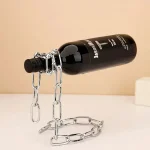 Dekorative Flasche mit Kettenhalterung, inspiriert von wissenschaftlichen Experimenten, ideal für Science-Gadgets und Dekorationen im wissenschaftlichen Stil.