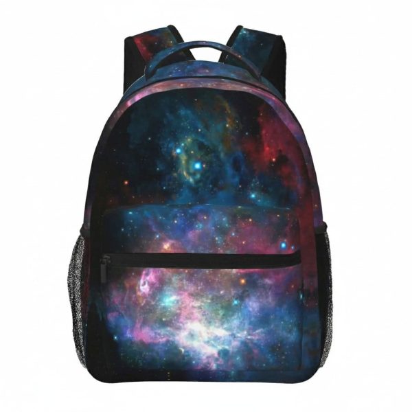Rucksack mit Weltraum-Design, Galaxy-Motiv, ideal für Schule und Freizeit, langlebig und stylisch.