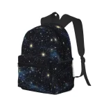 Rucksack mit Weltraum-Design, Sternen und Galaxien, ideal für Wissenschafts- und Astronomie-Enthusiasten. Perfekt für Schule, Reisen oder Freizeit.