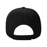 Schwarzer Baseballcap mit wissenschaftlichen Symbolen und Designs, ideal für Wissenschaftsbegeisterte und Fans. Perfekt als modisches Accessoire für den Alltag oder wissenschaftliche Veranstaltungen.