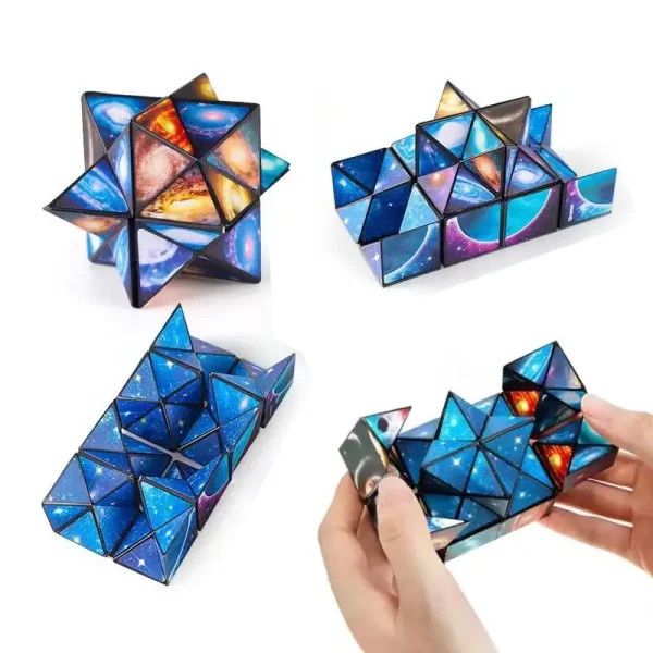 Mehrteiliger 3D-Galaxie-Puzzle mit Sternen- und Weltraummotiven, perfekt für Wissenschafts- und Dekorationsliebhaber, fördert die Feinmotorik und das räumliche Denken.