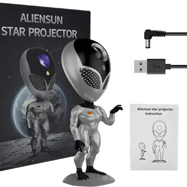 Alien-Sternprojektor für intergalaktische Dekorationen und Science-Gadgets.