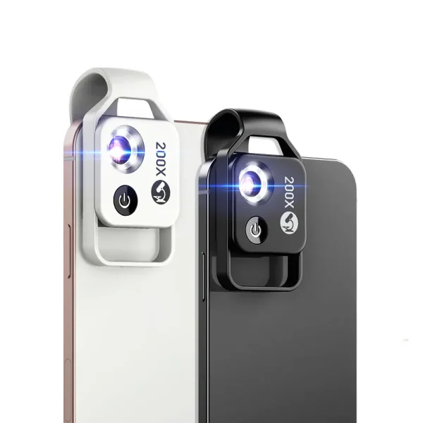 Tragbarer Mini-Projektor mit 20X Zoom, ideal für wissenschaftliche Präsentationen und dekorative Anwendungen, mit integriertem Lautsprecher und langlebigem Design.