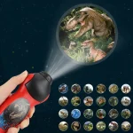Dinosaurier-Projektor zeigt realistische Dinosaurierbilder an, ideal für Kinder und Wissenschaftsinteressierte, fördert Lernen und Fantasie.