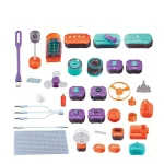 Vielfältiges Wissenschafts- und Technikspielzeug-Set mit Motoren, Sensoren und Zubehör für kreative Experimente und Lernspiele. Perfekt für Kinder und Hobbywissenschaftler.