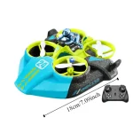 Hochwertige Rennwagen-Drohne mit LED-Lichtern, Fernsteuerung und 18 cm Länge, ideal für Kinder und Technikliebhaber. Perfekt für Indoor- und Outdoor-Spiele, bietet spannende Flugmanöver.