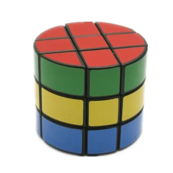 Bunter Rubik's Cube als wissenschaftliches Dekorationsobjekt, ideal für Wissenschafts- und Technikliebhaber, mit farbigen Flächen und schwarzem Rahmen.