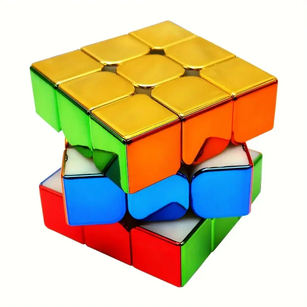 Buntes Magnetwürfel-Schiebepuzzle zum Spielen und Dekorieren, ideal für Wissenschafts- und Technikliebhaber.