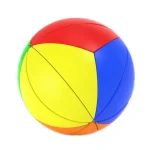Bunter Wolkenball mit farbigen Segmenten in Rot, Blau, Gelb, Grün und Orange, ideal für Kinder und Spielspaß.