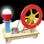 Wissenschaftliches Experimentier-Set mit Lichtquelle und Motor, ideal für Bildung und DIY-Projekte.