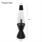 Dekorative Vulkanlampe mit leuchtendem Lavaeffekt, ideal für Science-Food- und Dekorationszwecke, Höhe 36cm, Durchmesser 9,5cm.