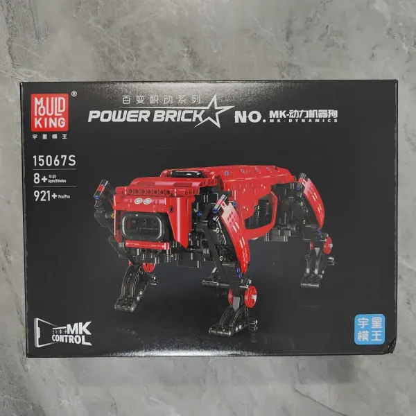 Bausatz für einen Roboter in Form eines Power Bricks, geeignet für Kinder ab 8 Jahren, mit 921+ Teilen, kompatibel mit MK Control.