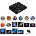Tragbarer Sternprojektor für Kinder, projiziert realistische Himmelskörper und Galaxien, ideal für Lern- und Schlafzimmer, fördert Interesse an Astronomie.