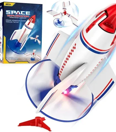 Hochwertiges Raumfahrt-Spielzeug mit Startbahn, ideal für Kinder, fördert Fantasie und Lernen über das Weltall. Perfekt für kleine Astronauten und Science-Fans.