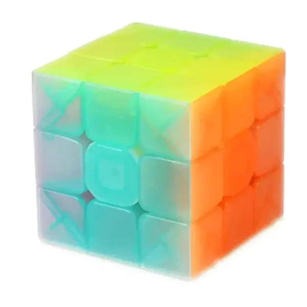 Bunter 3x3-Würfelpuzzle, ideal für Denksport und Gehirntraining, in leuchtenden Farben, perfekt für Wissenschafts- und Dekorationszwecke.