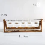 Dekoratives wissenschaftliches Glas-Set für Experimente und Dekorationen.