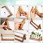Schritt-für-Schritt-Anleitung zum Bau eines Holz-Experimentierständers für wissenschaftliche Experimente, inklusive Montage und Nutzung.