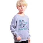 Jungenpullover mit Weltraummotiv, ideal für Kinder, mit Rakete, Planeten und Sternen, perfekt für Science-Fans.