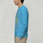 Komfortables blauen Sweatshirt mit wissenschaftlichem Druck, ideal für Wissenschafts- und Technikliebhaber, perfekt für Freizeit und casual Anlässe.