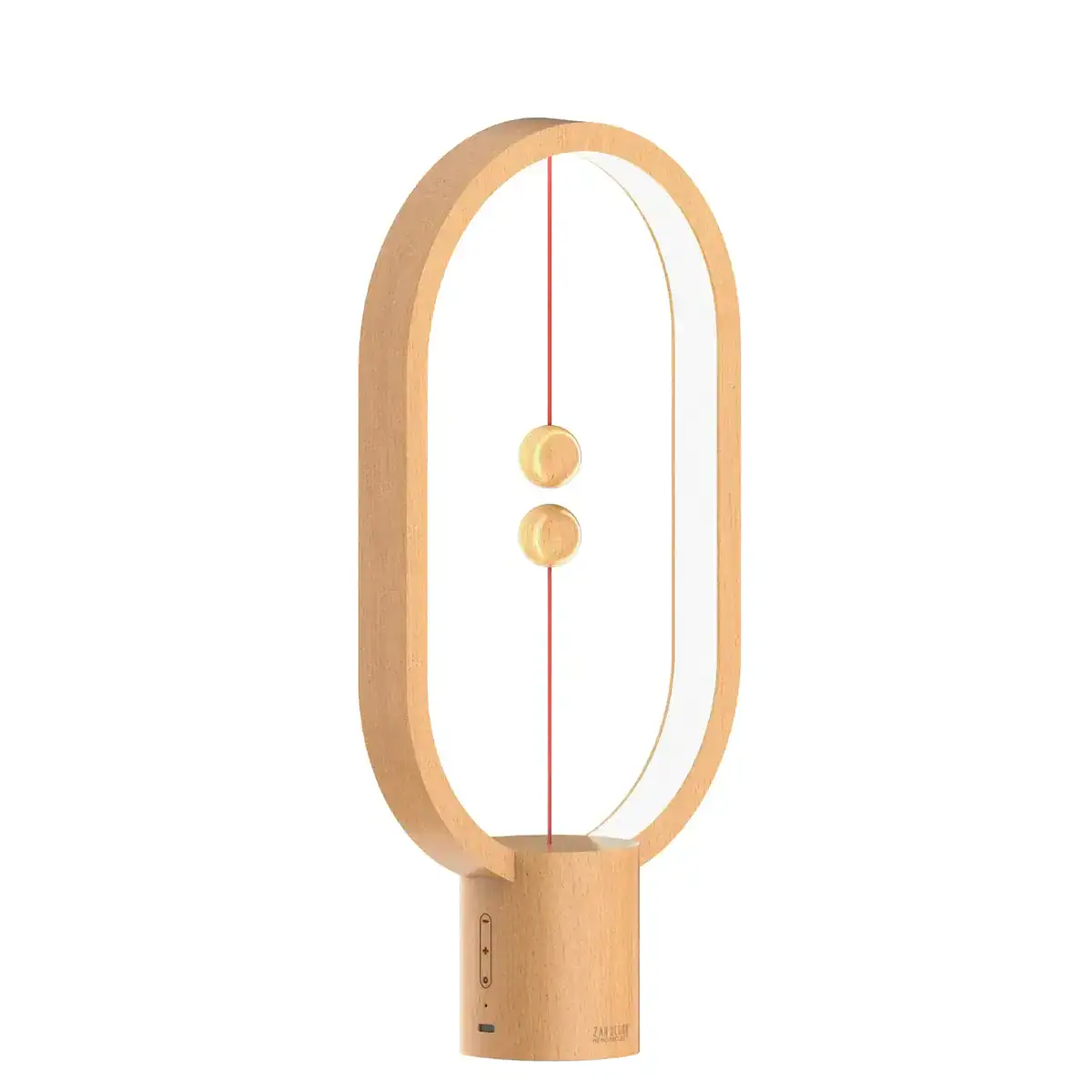 Holz-Design-Luftbefeuchter Moderner Holz-Luftbefeuchter mit LED-Licht, stilvolles Design für Raumluftverbesserung.