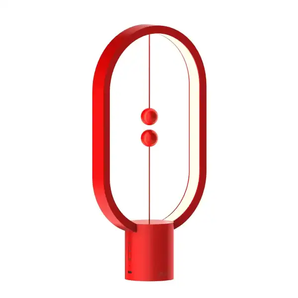 Innovativer Luftreiniger mit stilvollem, ovalem Design und zwei sichtbaren Luftfiltern, ideal für moderne Wohnräume und Büros.